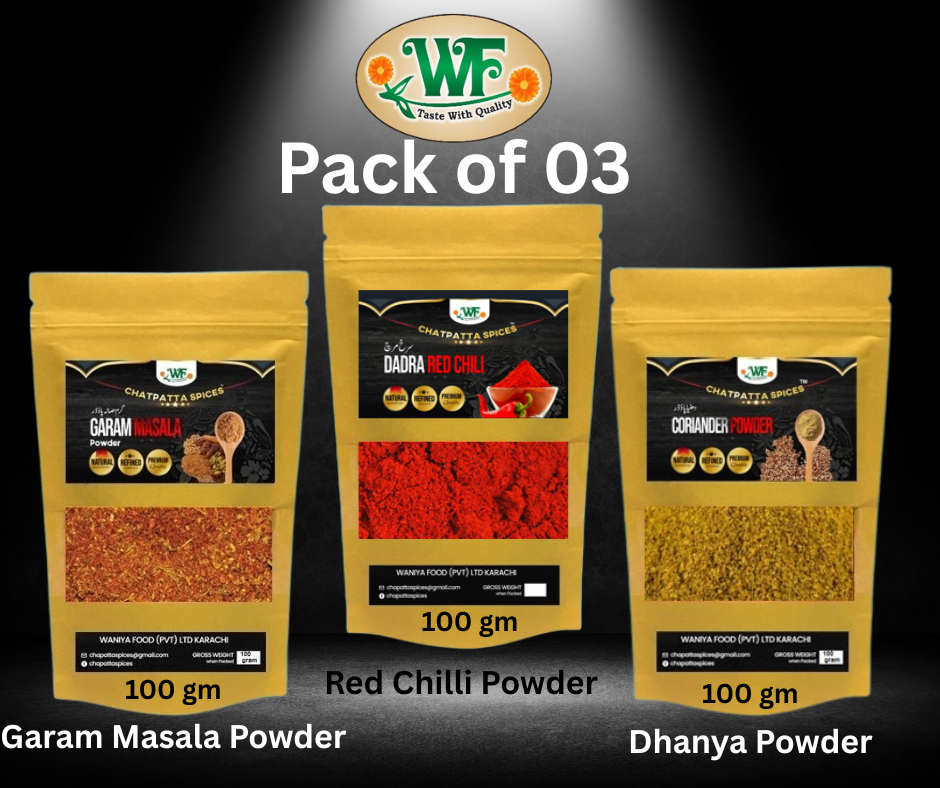 POWDER SPICES SPECIAL OFFER 3 X 1